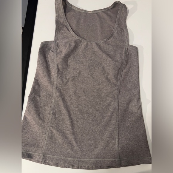 Lululemon Unique Braided Back Gray Women's Tank Top Size 6 - Picture 2 of 12
